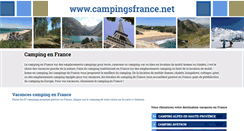 Desktop Screenshot of campingsfrance.net